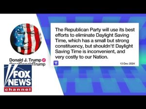 Read more about the article ‘INCONVENIENT’: Trump calls for elimination of Daylight Saving Time