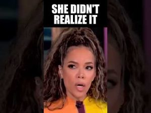 Read more about the article Listen to ‘The View’ Crowd Gasp as Sunny Hostin Accidentally Reveals How Ignorant She Is