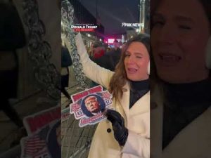 Read more about the article Alexis McAdams shows off Trump merchandise outside MAGA rally