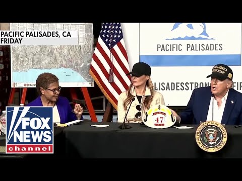 You are currently viewing Trump spars with LA Mayor Bass over wildfire response: ‘That will NOT be the case’