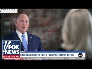 Read more about the article Tom Homan gives BLUNT response to ABC host’s question on deportations