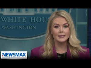 Read more about the article ‘Legacy media pushes lies’: Karoline Leavitt holds first briefing as Trump WH Press Secretary