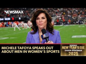 Read more about the article Michele Tafoya speaks up on men in women’s sports: ‘It’s just wrong’ | NEWSMAX New Year’s Eve 2025