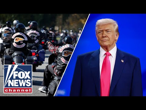 You are currently viewing Trump contrasts Hell’s Angels who ‘love our country’ with criminal migrant ‘thugs’
