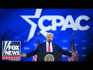 Read more about the article Trump highlights record first month on CPAC stage