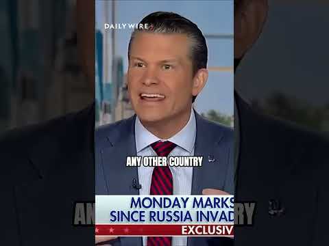 Read more about the article Pete Hegseth talks about the war in Ukraine