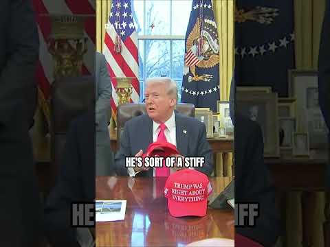 Read more about the article Trump’s having fun in the Oval Office!