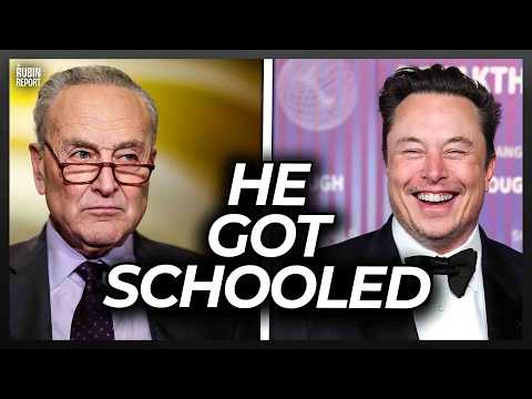 You are currently viewing Chuck Schumer Humiliated as Elon Musk Responds to His Threat