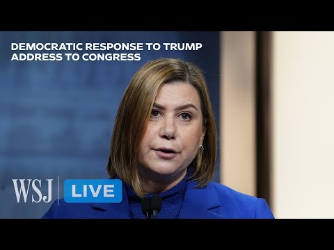 Read more about the article Watch Live: Democratic Response to Trump Address to Congress | WSJ