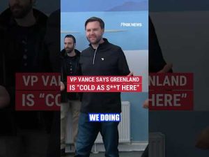 Read more about the article This was VP JD Vance’s first reaction to being in Greenland: “It’s cold as s**t here”