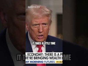 Read more about the article Trump’s smart response about the economy