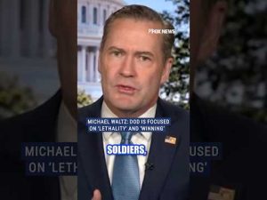 Read more about the article ‘LEADING FROM THE FRONT’: Michael Waltz defends Hegseth’s record #foxnews #shorts #news