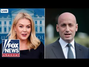 Read more about the article WATCH LIVE: Karoline Leavitt holds press briefing with Stephen Miller